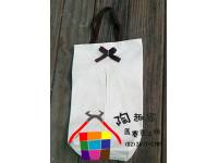 吊式面紙袋 (約27X17X6CM) 提帯顏色隨機出貨 胚布漂白Z1088