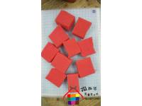 海棉紅色約5X4X3公分(10個)Z1090