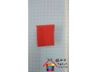 海棉紅色約5X4X3公分(1個) Z1090