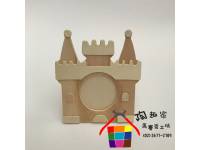城堡相框~ 木片長12.5*14cm Z2062