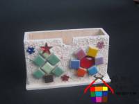 馬賽克磁磚便條盒DIY聖誕節材料包((購買20份以上每份特價45元) A228