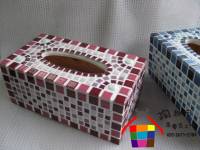馬賽克磁磚面紙盒(大)DIY材料包 S239