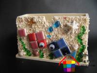 馬賽克磁磚便條盒DIY材料包(特價商品) A238